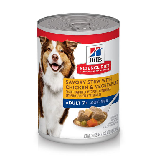 Science Diet Adult 7+ Savory Stew with Chicken & Vegetables (12.8oz)