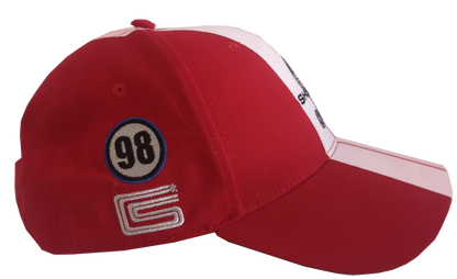 Shelby Cobra Official Red with White Stripes Hat