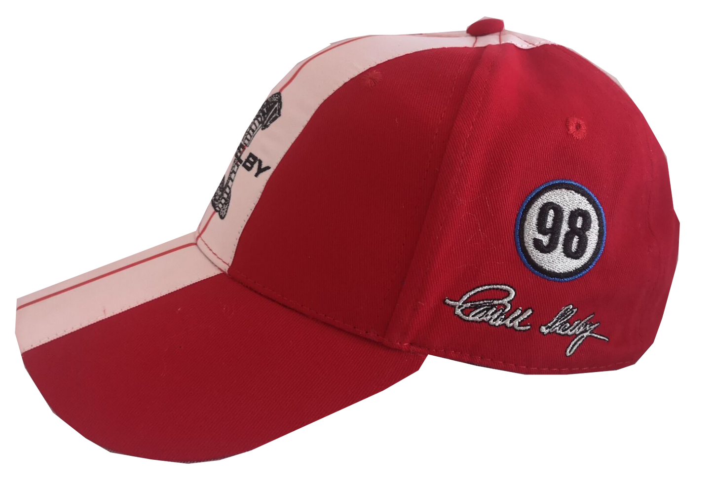 Shelby Cobra Official Red with White Stripes Hat