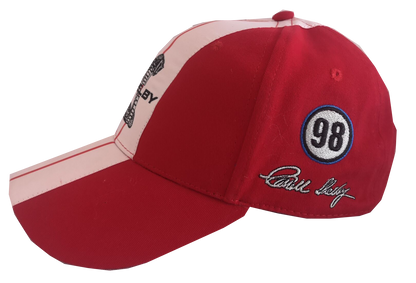 Shelby Cobra Official Red with White Stripes Hat