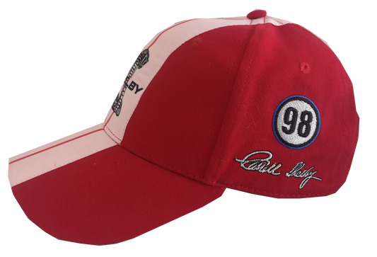 Shelby Cobra Official Red with White Stripes Hat