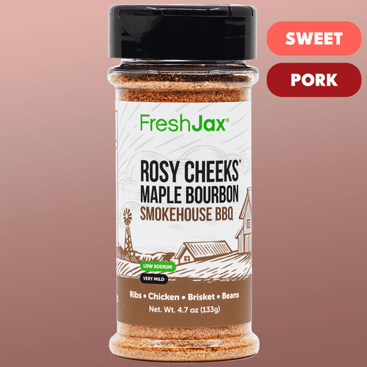 Rosy Cheeks Maple Bourbon BBQ Seasoning | Low Sodium & GLP-1 Friendly
