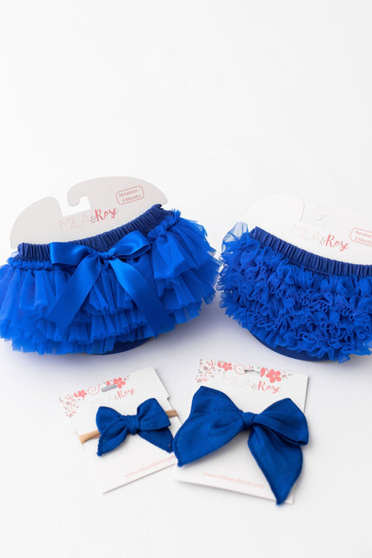 Royal Blue Ruffle Tutu Bloomer