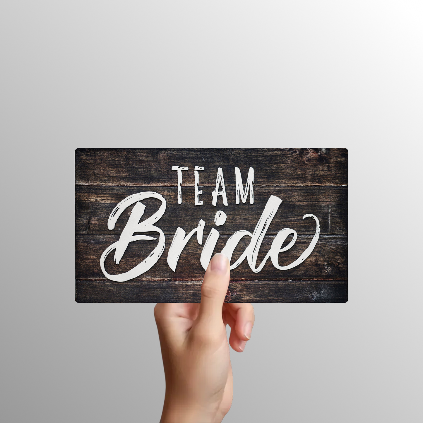 Rustic Wedding Photo Booth Props - 6 Double-Sided PVC Signs