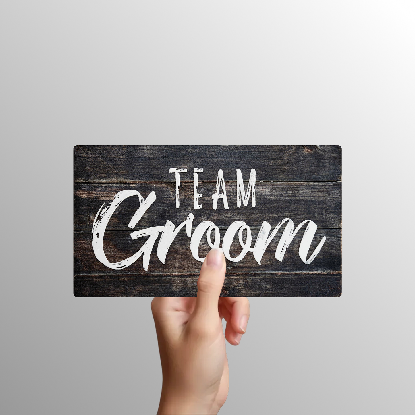 Rustic Wedding Photo Booth Props - 6 Double-Sided PVC Signs