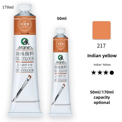 Marie's Oil Paint 170ML Oil Painting Art Creation Pigment Large Oil Paint Paint Single Commonly Used 24 Colors