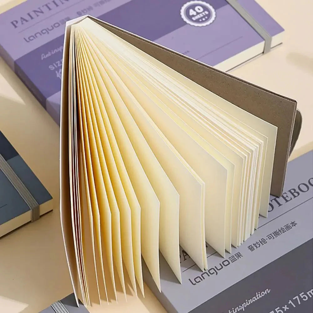 Small Tearable Painting Book Art Supplies Inspiration Record Sketchbook Portable Notebook