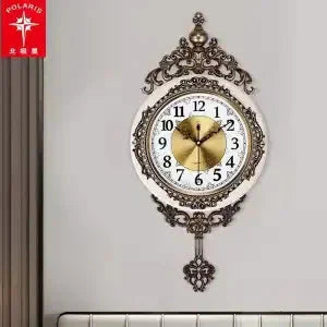Large Luxury Gold Wall Clock Living Room Silent Creative Swing Wall watches Bedroom Quartz Clocks Wall Home Decor