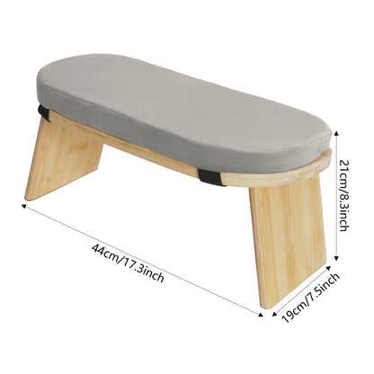 Portable Meditation Stool，Folding Kneeling Stool，Comfortable Sponge Cushion，for Yoga Bench, Prayer Bench, Floor Seat