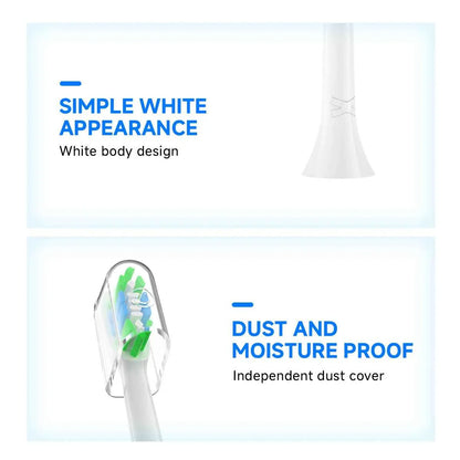 4/8pcs Replacement Toothbrush Heads Compatible with Philips Sonicare Soft Replacement Electric Brush Head 4100 6500 6100 7500 5