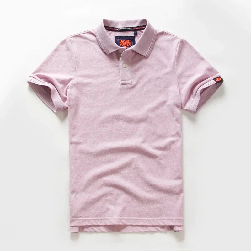Shirts for Men 2023 autumn Men's clothing Short Sleeve tee Cotton Golf Shirts Mens Shirts and Blouses Simple polo-tshirt for men