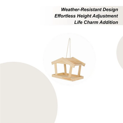 B84B-Feeding Station For Birds Outdoor Bird Feeder House Pet Supplies Rustic Hummingbird Feeders For Yard Patio Porch Pathway