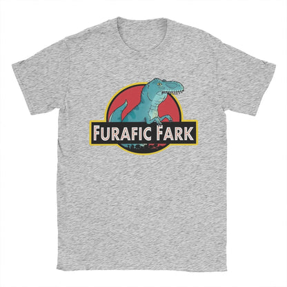 Men Furafic Fark 2 T Shirts Meme Pure Cotton Clothing Unique Short Sleeve Crewneck Tees Plus Size T-Shirts