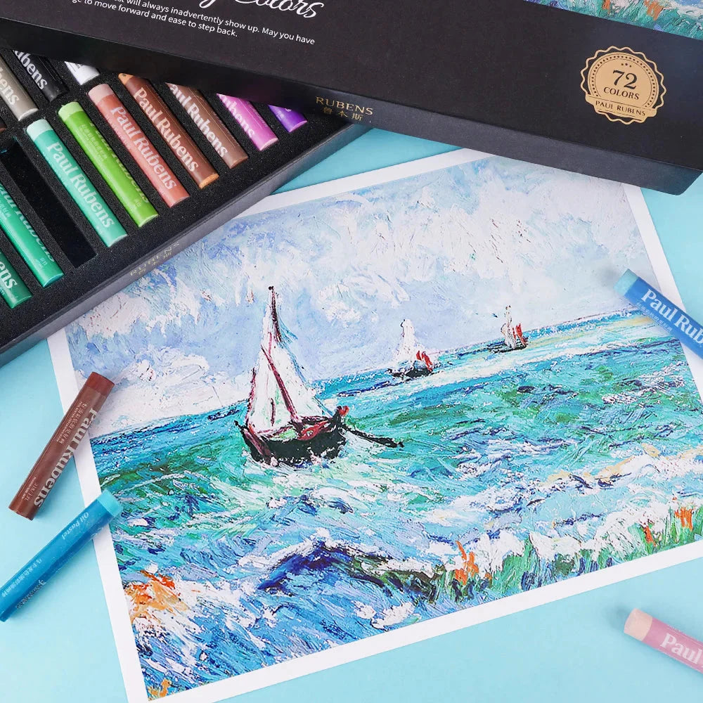 Paul Rubens Oil Pastels Professional Soft Oil Pastels for Artists, Beginners, Students, Kids Art Supplies