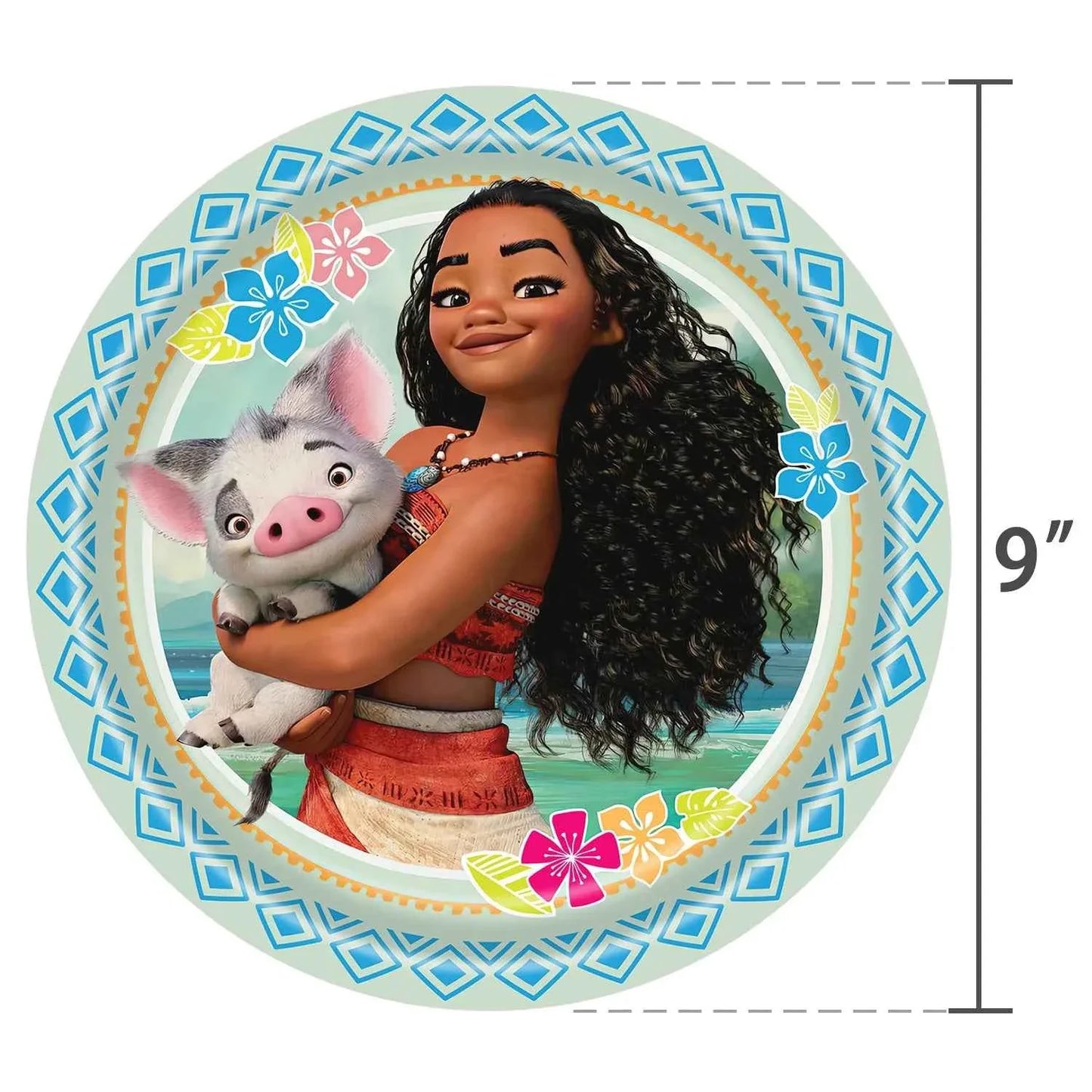Moana Party Decorations Balloons Set Tableware Napkins Cups Plates Backdrop Kit Disney Vaiana Theme Happy Birthday Deco Supplies