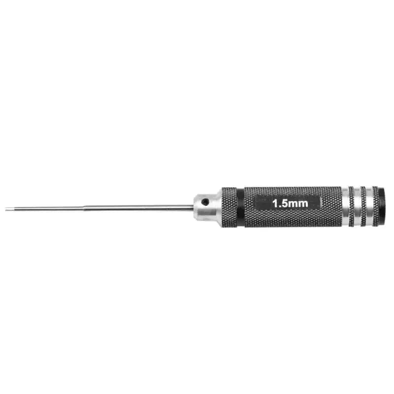 7-Piece Precision Hex Screwdriver Set - White Steel Tool Kit for RC Models & Drones