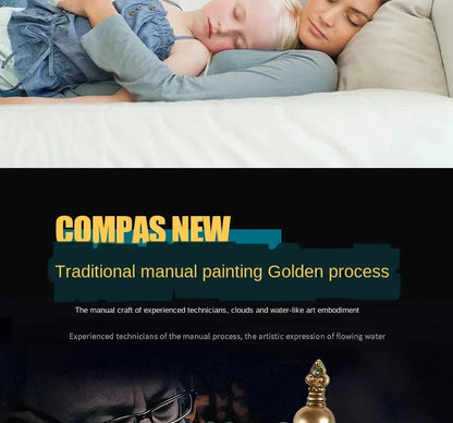 Retro European Style Wall Clock Watch Living Room Mute Pendulum Clock Elegant Taste Family Gift Art Decoration