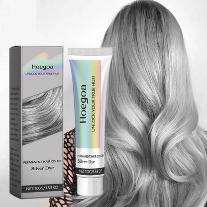 Hoegoa Grey Hair Cream Long Lasting Colour Lock Nourishing Phytocare Trendy Hair Colour Hairdresser