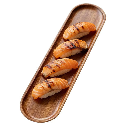 Wooden Platters Long Tray Walnut Bowl/tray Dessert Plate Snack Dried Fruit Plate Oval Tea Tray Fruit Snacks Food Storage Tray