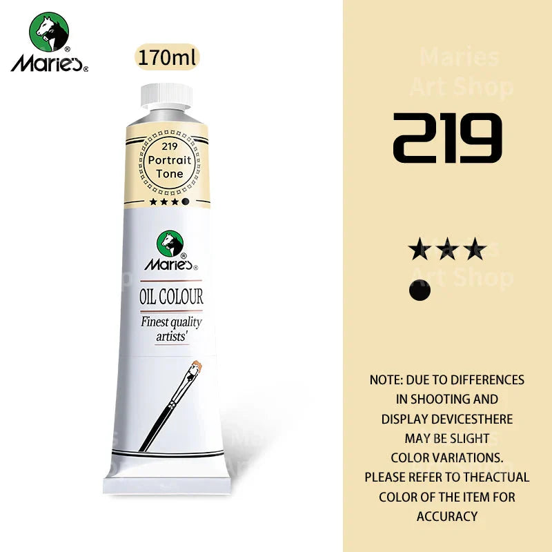 Marie's Oil Paint 170ml/5.95oz Large Tube,Art Supplies for Canvas Painting,Egg,Graffiti,Fabric,Stone,Leather,Wood,Ceramic
