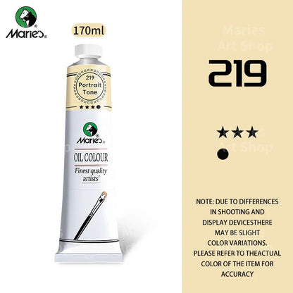 Marie's Oil Paint 170ml/5.95oz Large Tube,Art Supplies for Canvas Painting,Egg,Graffiti,Fabric,Stone,Leather,Wood,Ceramic