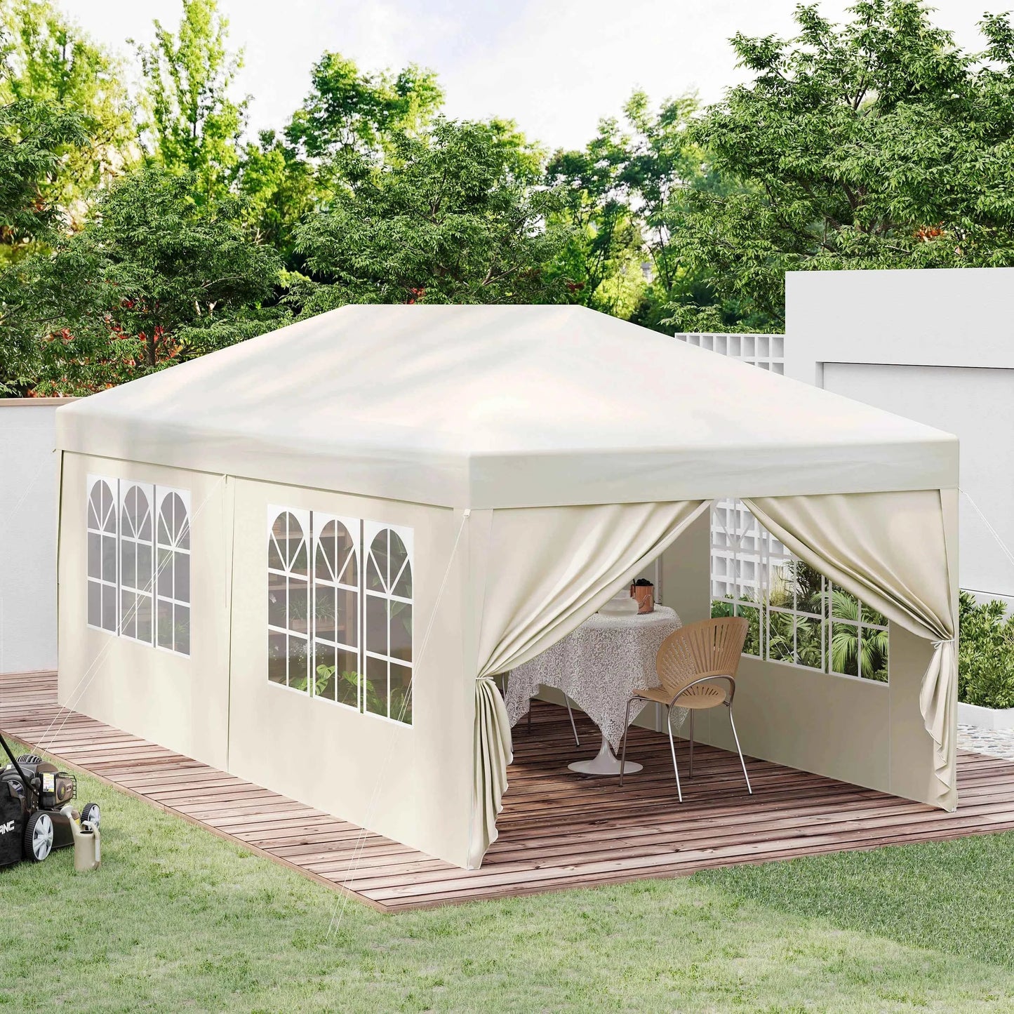 Pop Up Folding Gazebo Garden Gazebo Marquee Pergola Waterproof Windproof UV Protection party tent for Garden Camping Beach BBQ