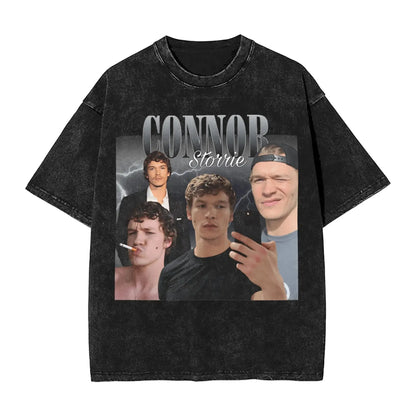 Mens T-Shirt Heated Rivalry Shane Hollander Washed T Shirts Hip Hop  Summer Tees Y2K Basic Loose Casual Tops Gift Idea