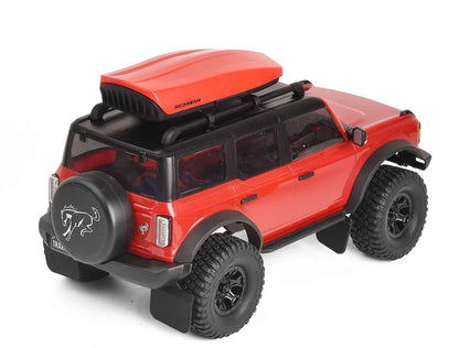 RCDream 1/18 Scale Roof Rack Roof Box for 1/18 1/24 1/12 RC Crawler Truck TRX4M Bronco AX24 #18R004