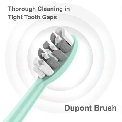 Electric Toothbrush Rotary Cleaning Teeth Brush Waterproof Electronic Tooth Brush With Timer USB Rechargeable Toothbrush 10 head