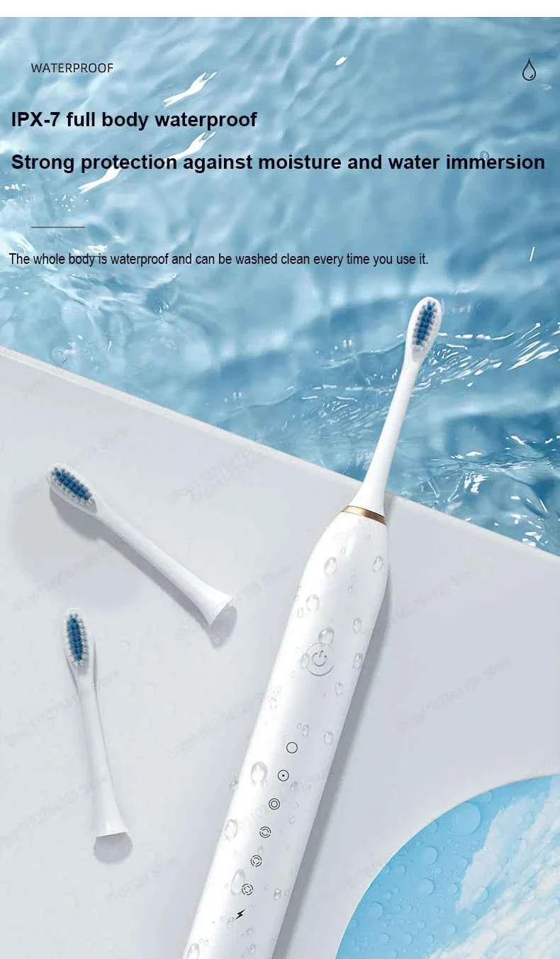 Xiaomi Mijia Sonic Electric Toothbrush Smart Timing Tooth Brush Teeth Whitening Fast Charging Base Toothbrush Replacement Head