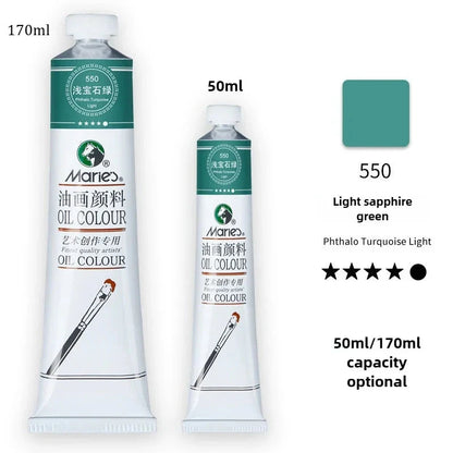 Marie's Oil Paint 170ML Oil Painting Art Creation Pigment Large Oil Paint Paint Single Commonly Used 24 Colors
