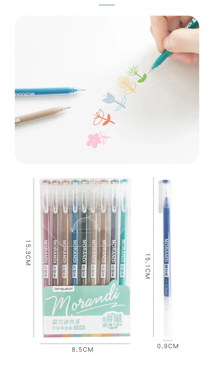 Languo 27-207 Colors Of One Set Drawing Handbook Pens Student DIY Graffiti Multi-Color Gel Pen Writing Marker Stationery