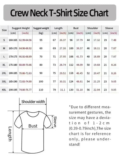 High-quality printed loose short-sleeved T-shirts for men and women from popular autumn and winter brands in 2025