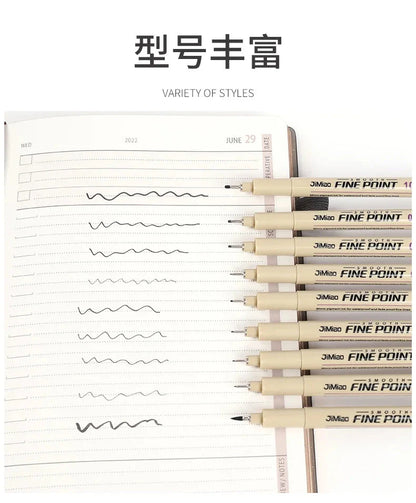 Line Drawing Pen Art Pigment Ink Drawing Waterproof Art Architecture School Supplies Paint Brushes Pinceles Painting Supplies