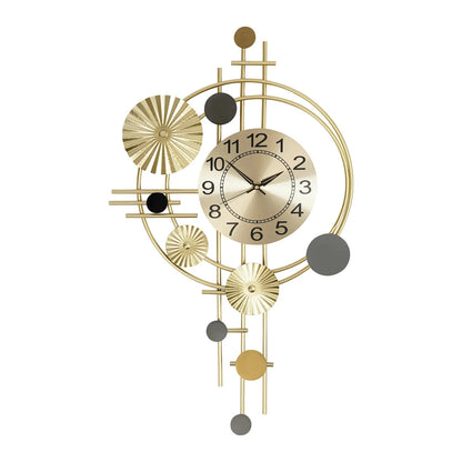 Wall Clock Modern Decorative Art Clock Silent Wall Clock Iron Wall Decoration Clock