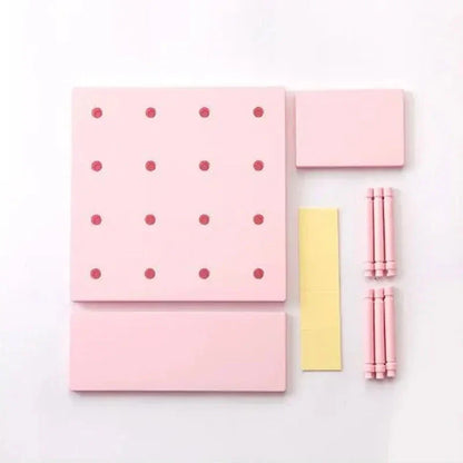 Home Decor Wall Shelves Decoration Hole Board Wall Storage Rack Storage Shelf Kitchen Bedroom Hanging Wall Shelves Wall Decor