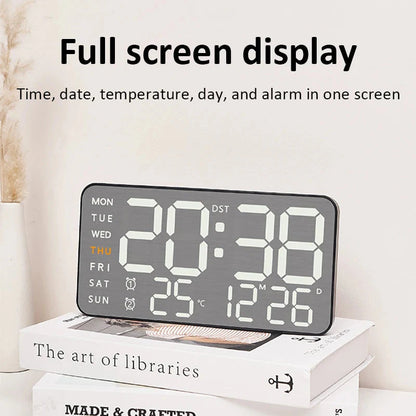 Mirror Brushed Finish Wall Clock Premium Modern Home Wall Clock