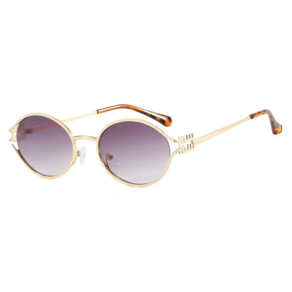 Fashion sunglasses brand designer metal women's prescription optical frame glasses UV protection men's sunglasses