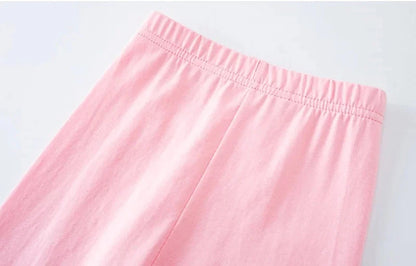 Girls' Leggings For Spring And Summer Suitable For Wearing Outside. They Are Thin-Style, Slim-fitting long Trousers For Childre