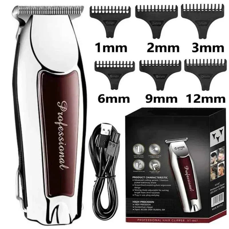 Hair Clipper Hair Trimmer Hair Clipper Professional Barber Trimmer Electric Shaver Hair Cutting Machine Rechargeable Trimmer Men