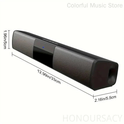 BS-28B High Quality Bluetooth Speaker High Power Wallmounted Wireless 40w Sound Bar Stereo Home Theater TV Strong Bass Sound Bar