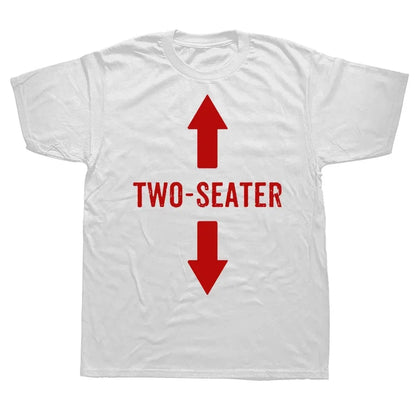 Two Seater T Shirts Graphic Cotton Streetwear Short Sleeve 2 Seater Dad Adult Humor Gifts Summer Style T-shirt Mens Clothing