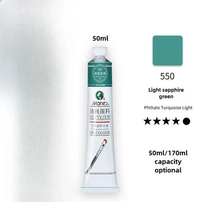 Maries Oil Paint 50ML Oil Painting Art Creation Pigment Large Oil Paint Paint Single Commonly Used 24 Colors