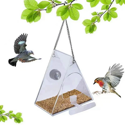 A19F-Bird Feeder With Camera, With HD Night-Version As Shown For Outdoor Bird Watching & Capture Photos B