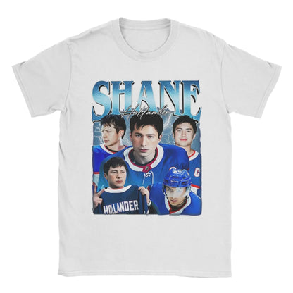 Men's T-Shirts Shane Hollander Queer Hockey Heated Rivalry Cool Cotton Tee Shirt Short Sleeve T Shirts Crew Neck Clothes Graphic