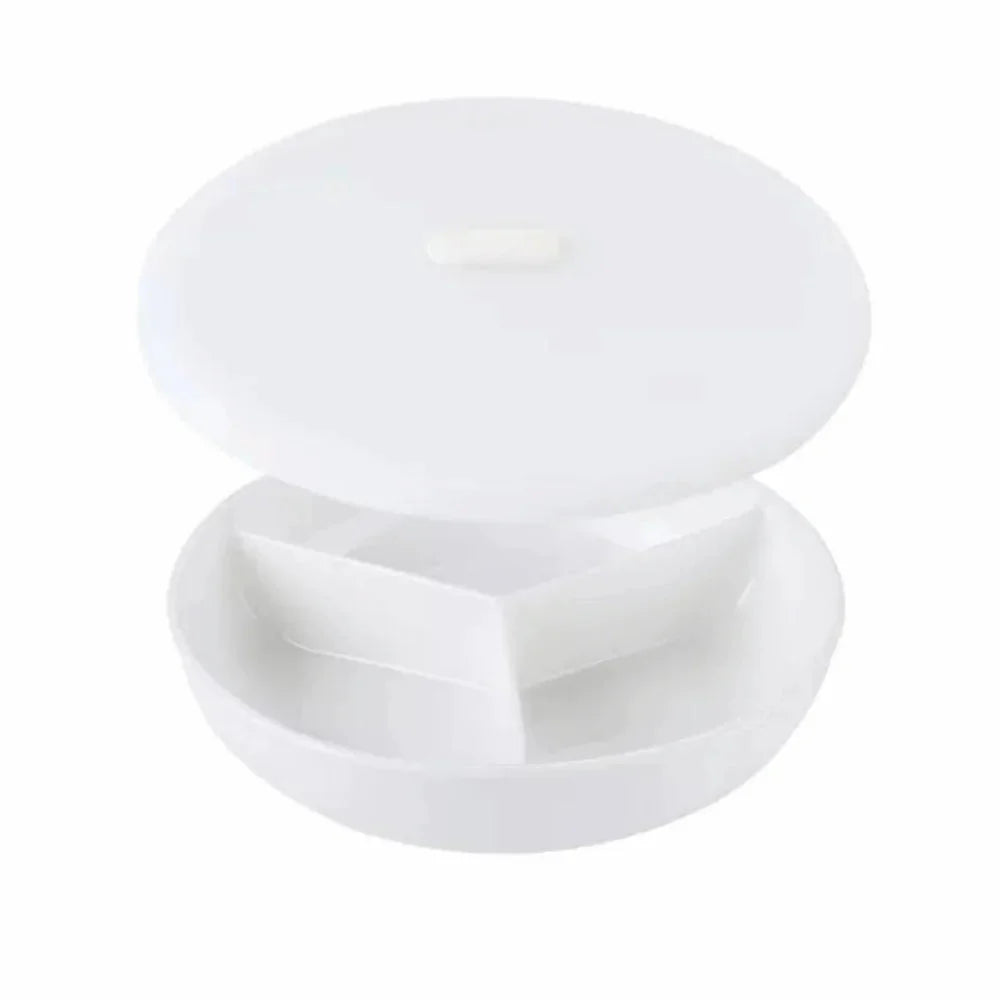 3 Compartments Grid-shaped Dinner Plate White Ceramic Divided Food Tray Durable Large Capacity Steamed Plate Breakfast Dish
