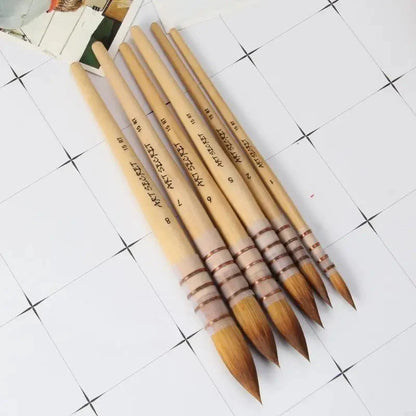 Handmade Hair Artist Watercolor Paint Brush For Watercolor Art Supplies