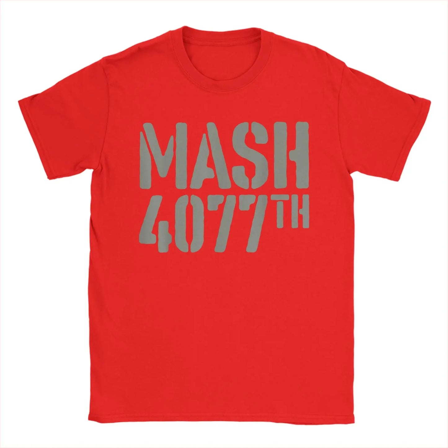 Oversized T Shirt Summer Men MASH 4077 Hipster T-Shirts  Pure Cotton Tee Shirt for Mens Awesome Printed Short Sleeve Top Tees