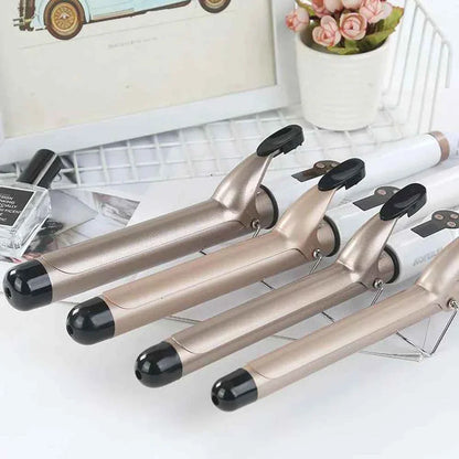 Electric Heating Curly Hair Stick Curling Iron Hair Straightener Wave Waver Beauty Salon Styling Tool Appliances Crimping Iron