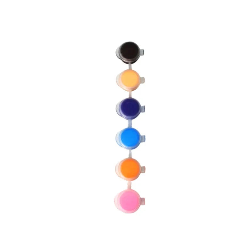 2ML acrylic pigment 6-color art hand painting non-toxic washable hand-painted graffiti professional art painting material painti